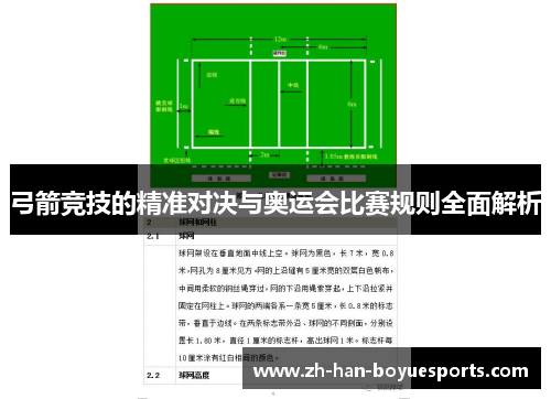 弓箭竞技的精准对决与奥运会比赛规则全面解析